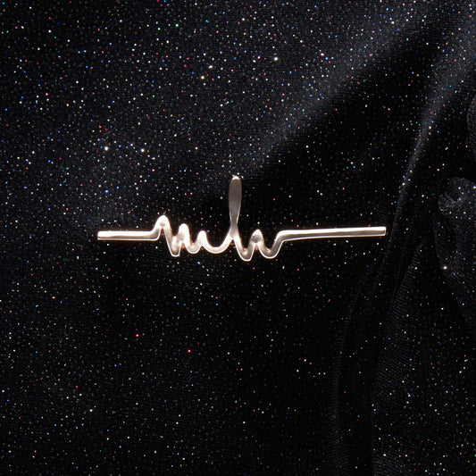 MH LOGO BROOCH