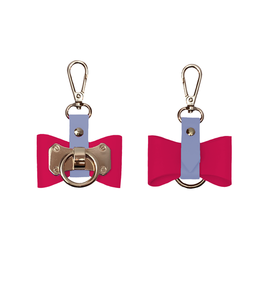 BOW KEYCHAIN - BLUE