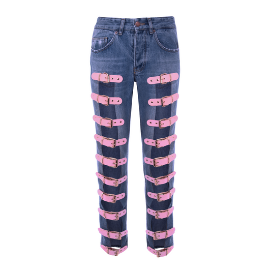 BUCKLE JEANS BUBBLEGUM