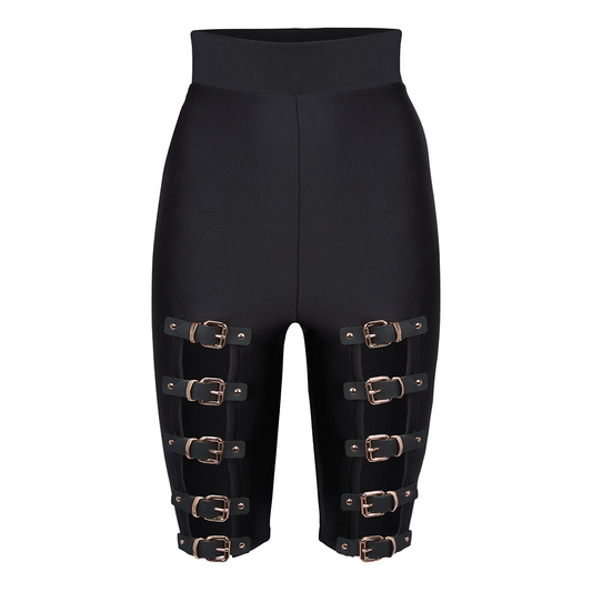 BUCKLE CYCLING SHORTS