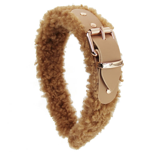 TEDDY HAIRBAND BROWN