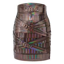 SHINY HOLO STRAPSKIRT